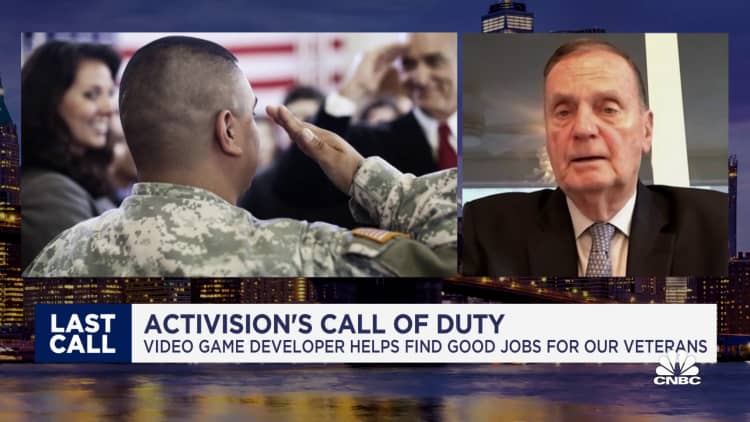 Activision's Call of Duty: Video game developer helps find good jobs for veterans