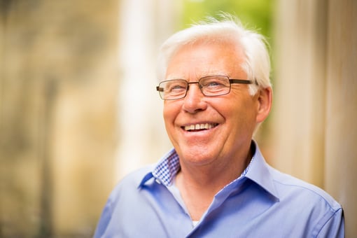 Getty - person smiling, looking outward