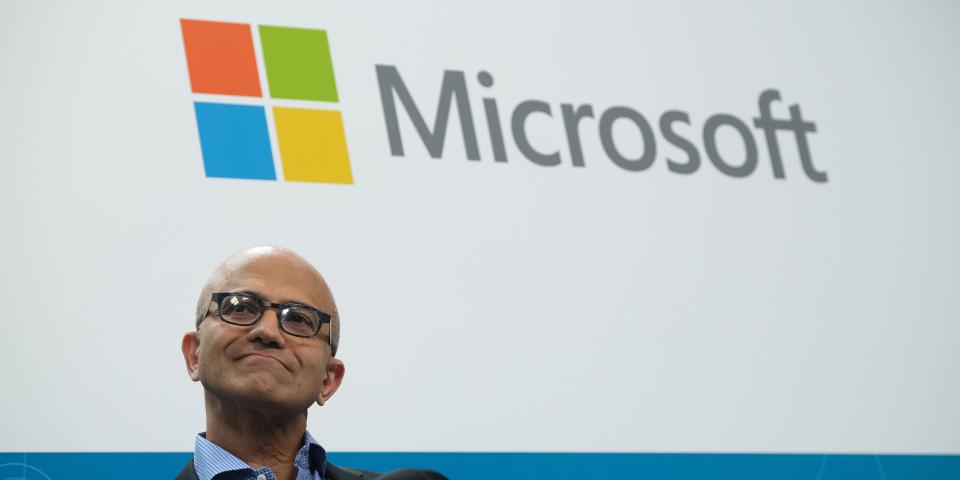 Satya Nadella, CEO of Microsoft.