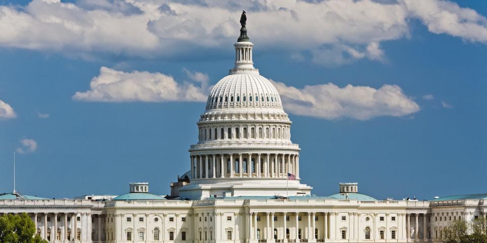 US Capitol building in Washington, DC.