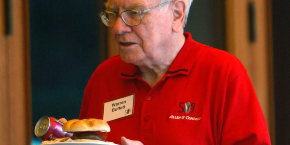 warren buffett food coke burger