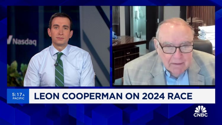 Billionaire investor Leon Cooperman on Biden-Trump rematch: One's bad, the other one's worse