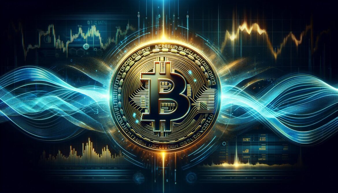 DALL·E-2024-03-08-09.16.07-A-visually-striking-wide-format-image-showcasing-the-concept-of-Bitcoins-price-fluctuation.-The-image-features-a-large-golden-Bitcoin-symbol-at-the.jpg