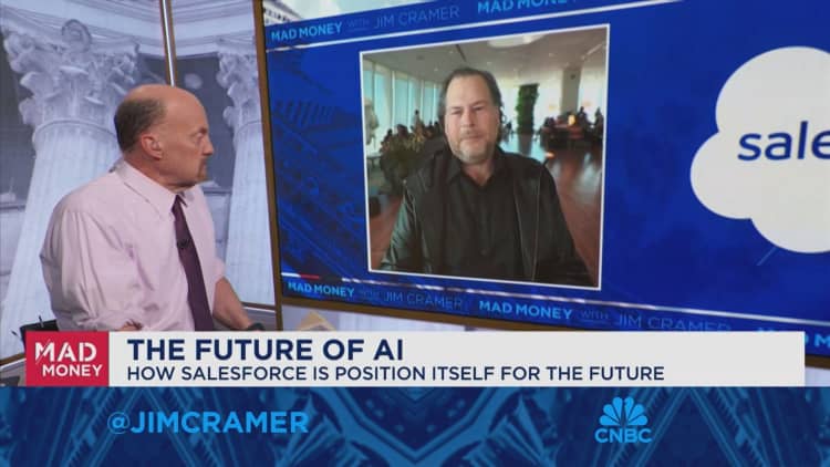 Salesforce CEO Marc Benioff goes one-on-one with Jim Cramer